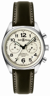 Bell & Ross Automatic Chronograph Mens Watch White