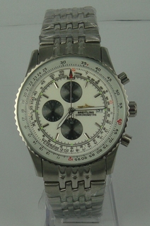 Breitling White Dial Watch 6699