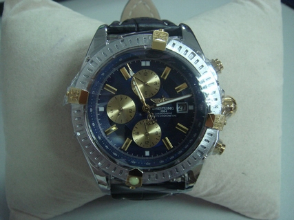 Breitling Dark Blue Dial Watch 7656