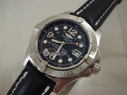 Breitling Black Dial Watch 8546