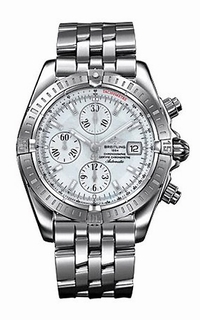 Breitling White Mother-of-pearl Dial Mens Watch A1335611-A5-448