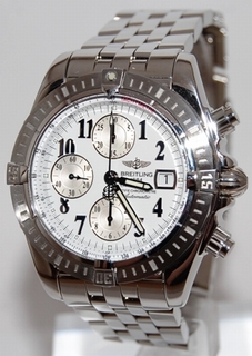 Breitling White Arabic Dial Watch A133565