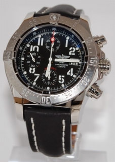 Breitling Black Arabic Dial Watch A13380