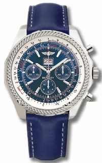 Breitling Blue Baton Dial Mens Watch A44362