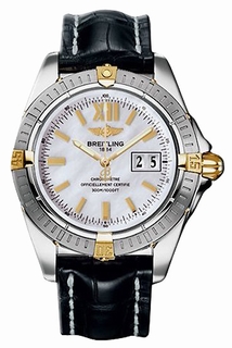 Breitling White Mother-of-pearl Dial Watch A4935053-A5-469