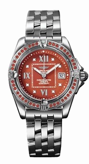 Breitling Red Dial Ladies Watch A7135680-Q5-494