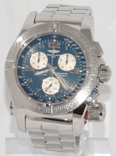 Breitling Blue Arabic Dial Watch A73322