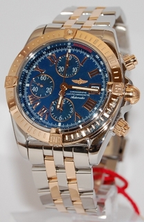 Breitling Blue Roman Numeral Dial Watch C13356