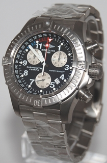 Breitling Black Arabic Dial Watch E73360