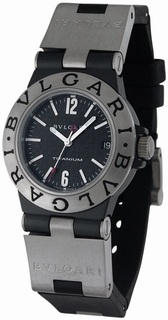 Bvlgari Black Carbon Fiber Dial Ladies Watch 101197