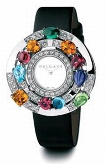 Bvlgari White Gold set with Diamonds and Gemstones Watch AEW36D1CWL