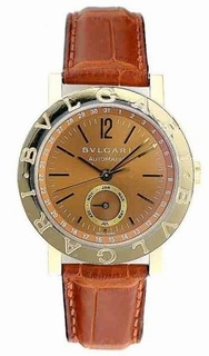 Bvlgari Brown Dial Mens Watch BB38GLAC4/C1