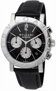 Bvlgari Black Dial Mens Watch BB38SLCH