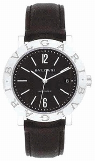 Bvlgari Black Dial Mens Watch BB38SLDAUTO