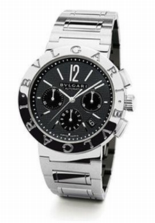 Bvlgari Black Dial Mens Watch BB42BSSDCH