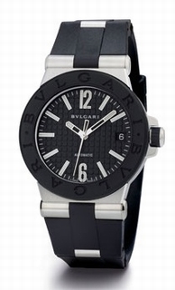 Bvlgari Black Baton Dial Mens Watch DG35BSVD