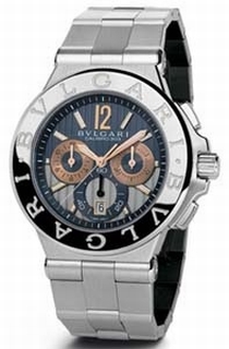 Bvlgari DG42C14SWGSDCH Steel & White Gold Watch