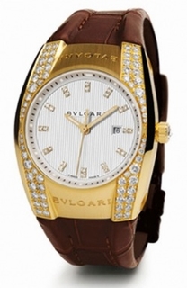 Bvlgari Silver Diamond Dial Watch EG30C6GDLD/12