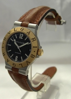 Bvlgari Steel & Yellow Watch LCV29SGLD