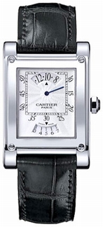 Cartier Silver Guilloche Dial Watch W1534551