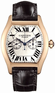 Cartier Silver Guilloche Dial Watch W1547451