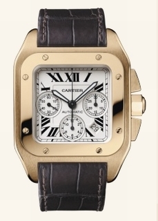 Cartier Silver Roman Numeral Dial Mens Watch W20131Y1