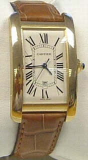 Cartier Tank Americaine W2603156 Mens Watch