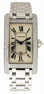 Cartier Tank American WB7026L1 Ladies Watch