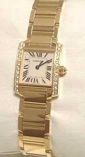 Cartier WE1001R8 Yellow Gold set with Diamonds Watch