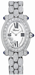 Chopard Happy Sport White Gold set with Diamonds Watch 277467-1001