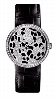 Christian Dior CD042113A001 Steel set with Diamonds Watch