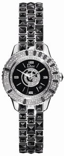 Christian Dior Black Diamond Dial Watch CD11311BM002