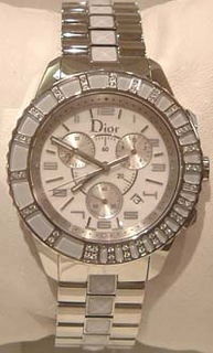 Christian Dior White Varnished Dial Unisex Watch CD114311M001