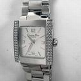 Christian Dior Silver Quarter Arabic Dial Ladies Watch D98-1012MAGIN