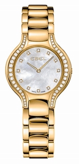 Ebel White Mother of Pearl Diamond Dial ladies Watch 1215871