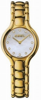 Ebel White Mother of Pearl With 12 Diamonds Dial Watch 80034119950