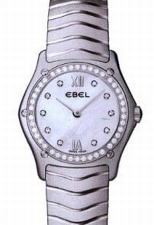 Ebel White Mother-of-pearl Dial Ladies Watch 9157F14-9725