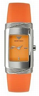 Emporio Armani orange Dial Watch ar1025