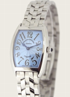 Franck Muller Blue Arabic Dial Watch 1752 QZ O AC B