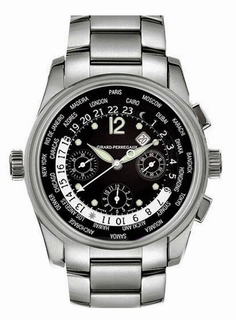 Girard Perregaux Worldwide Time Control Mens Watch 49800-T-21-6046