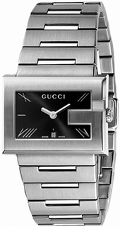 Gucci 100 G-Rectangle Ladies Watch YA100505