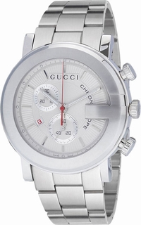 Gucci White Dial Mens Watch YA101339