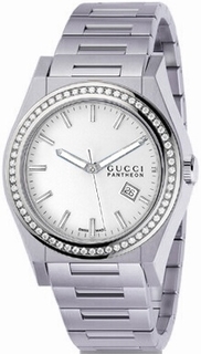 Gucci YA115214 Steel with Diamonds Watch