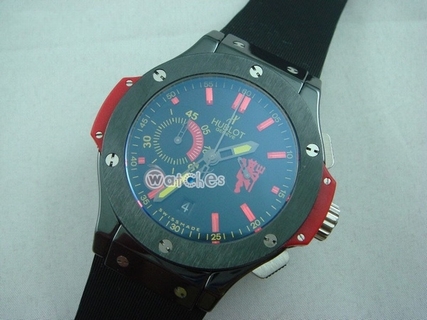 Hublot Asian 7750b automatic movement 28800bph, Decorated Insignia Rotor Mens Watch 8703