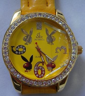 Jacob & Co. Yellow Dial Ladies Watch 6584