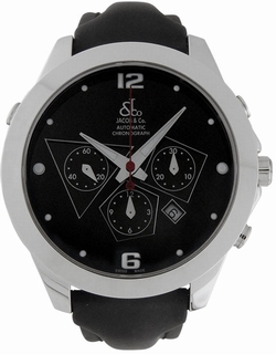 Jacob & Co. blkd Mens Quartz Watch