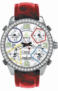 Jacob & Co. Steel set with Diamonds Watch JC28