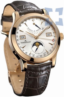 Jaeger LeCoultre Silver with applied numerals and markers Dial Watch 151242