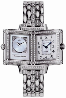 Jaeger LeCoultre Reverso Duetto White Gold set with Diamonds Watch 2663202