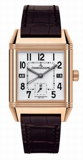 Jaeger LeCoultre Reverso Squadra Hometime Pink Gold Watch 7002420